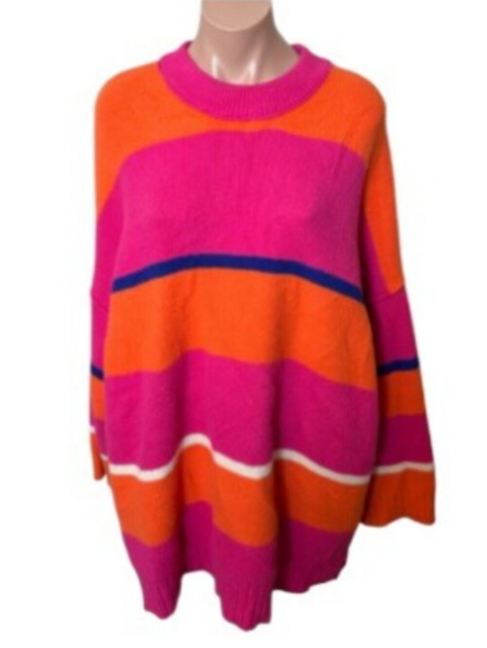Free People Peaches Striped Tunic Sweater - Picture 6 of 10